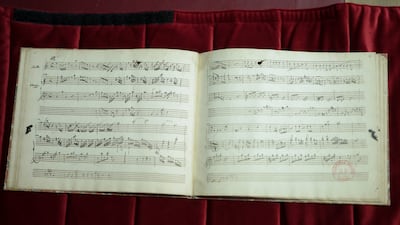 Hallan en Francia un manuscrito inédito de Mozart con siete obras desconocidas