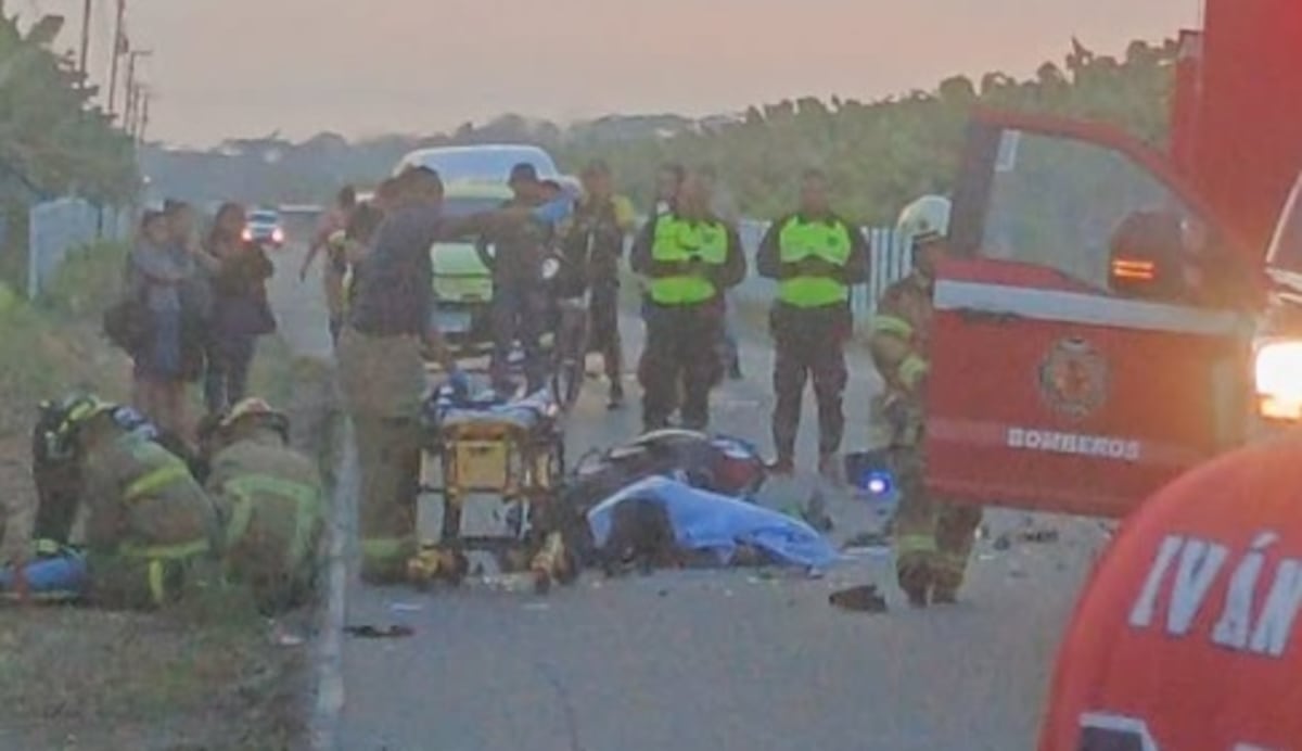 Tragedia en Changuinola: tres muertos, incluida una menor tras choque frontal entre motocicletas