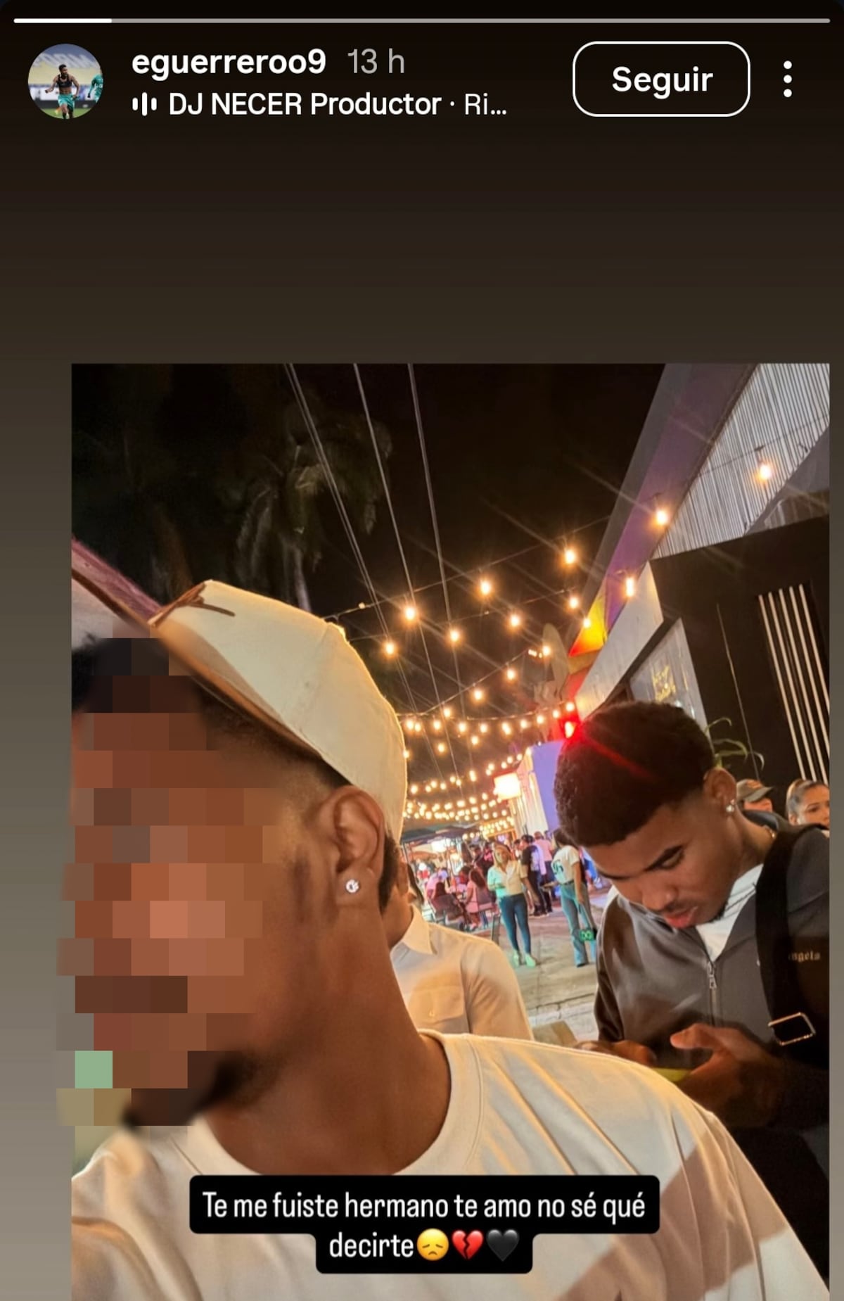 Joven con asma muere tras presunta exposición a gases lacrimógenos durante redada en El Chorrillo., futbolista Eduardo Guerrero lamenta a su amigo