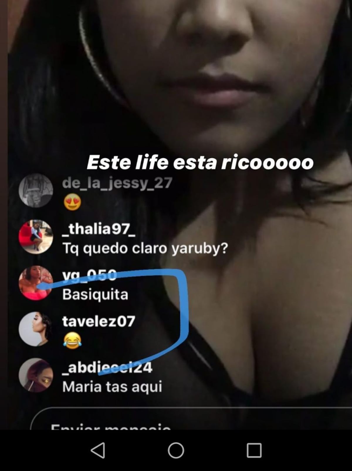 Se filtran videos triple X. Una menor de edad asegura hablar con Yemil desde la cárcel