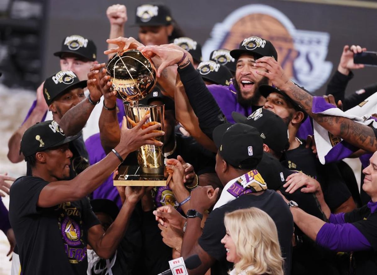 LeBron James y los Lakers son campeones de la NBA