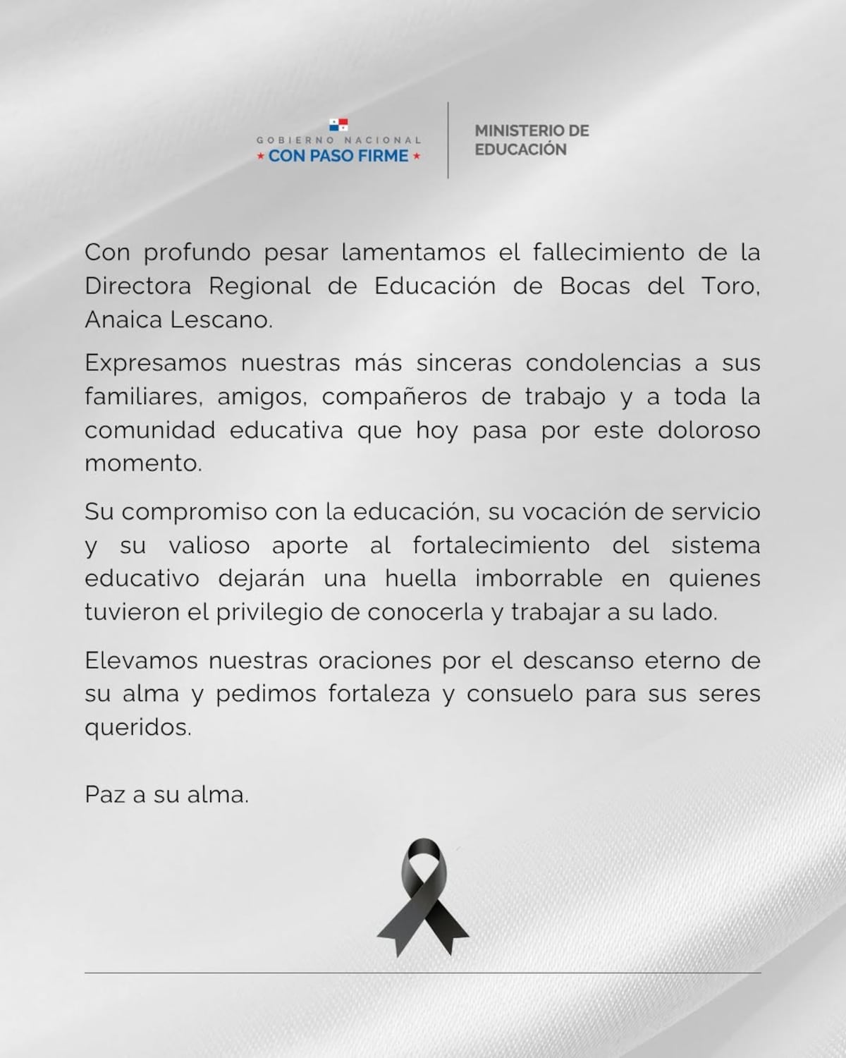 Muere directora regional del Meduca en Bocas del Toro tras brutal accidente