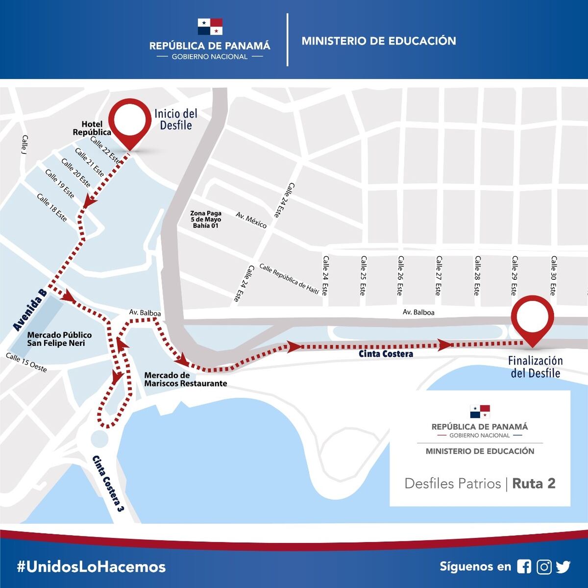 Rutas de los desfiles patrios sufren modificaciones 