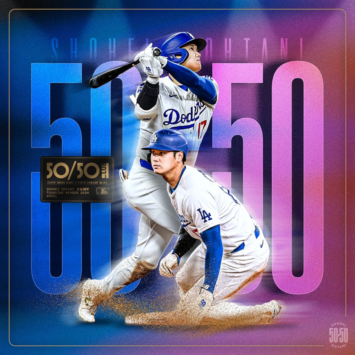 Shohei Ohtani logra el primer 50-50 en la historia de las Grandes Ligas