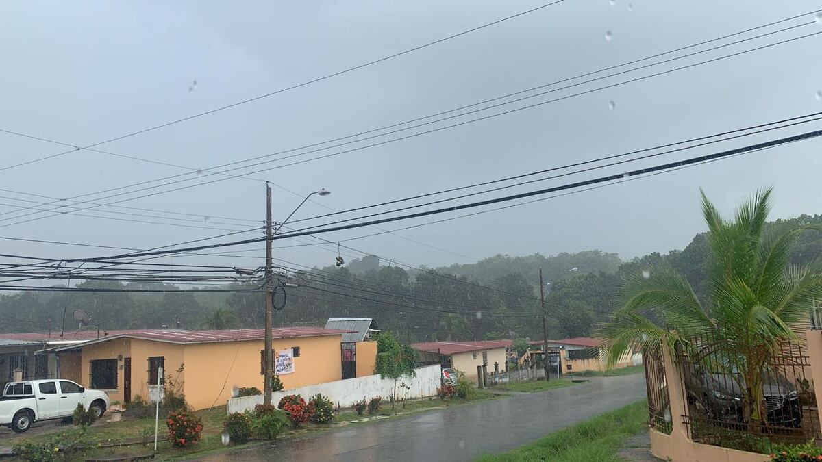 Aguacero parejo. Tormentas eléctricas en distintos puntos del país