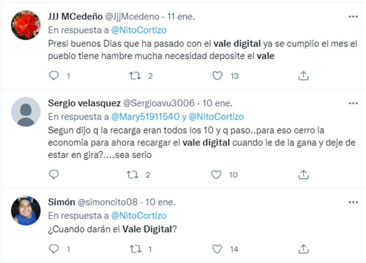 Panameños bombardean a Nito. Preguntan y el Vale Digital pa’ cuándo