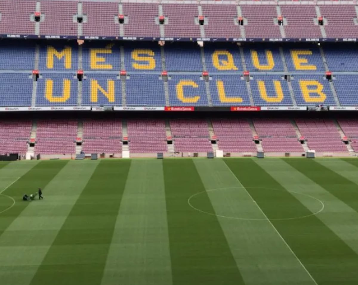 Como al Rommel Fernández. Volverán a cambiarle la grama al Camp Nou