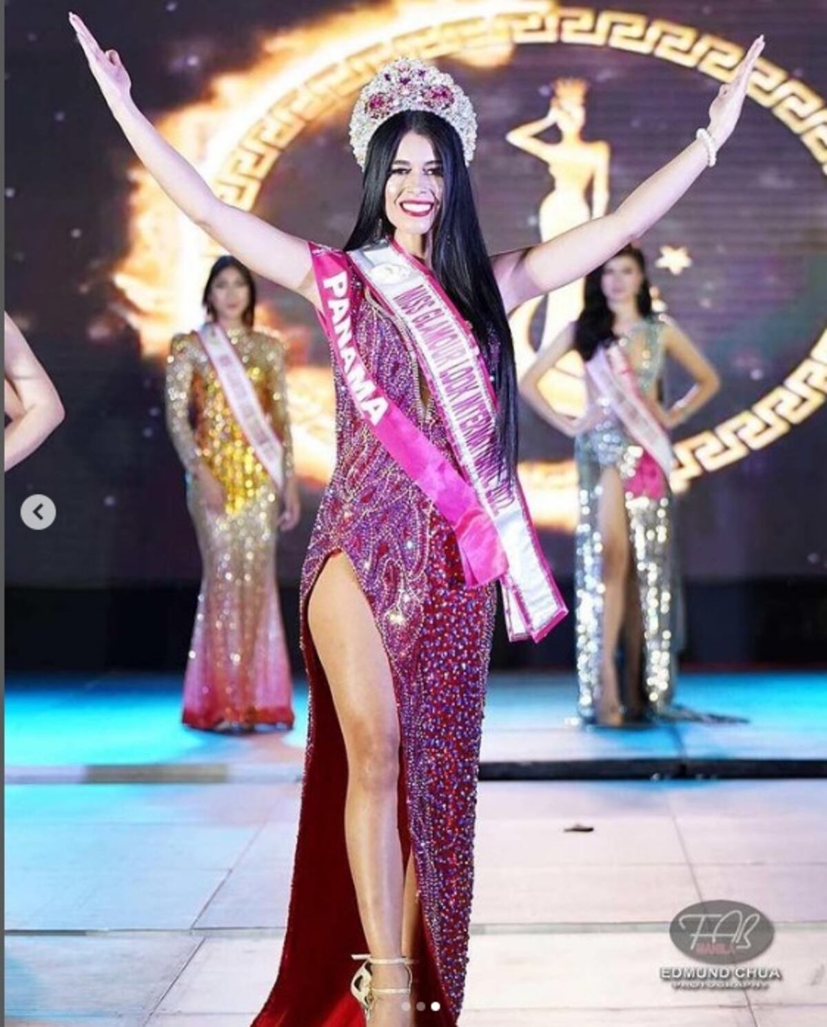 La panameña Emili Machado gana el Miss Glamour Look Internacional en Filipinas