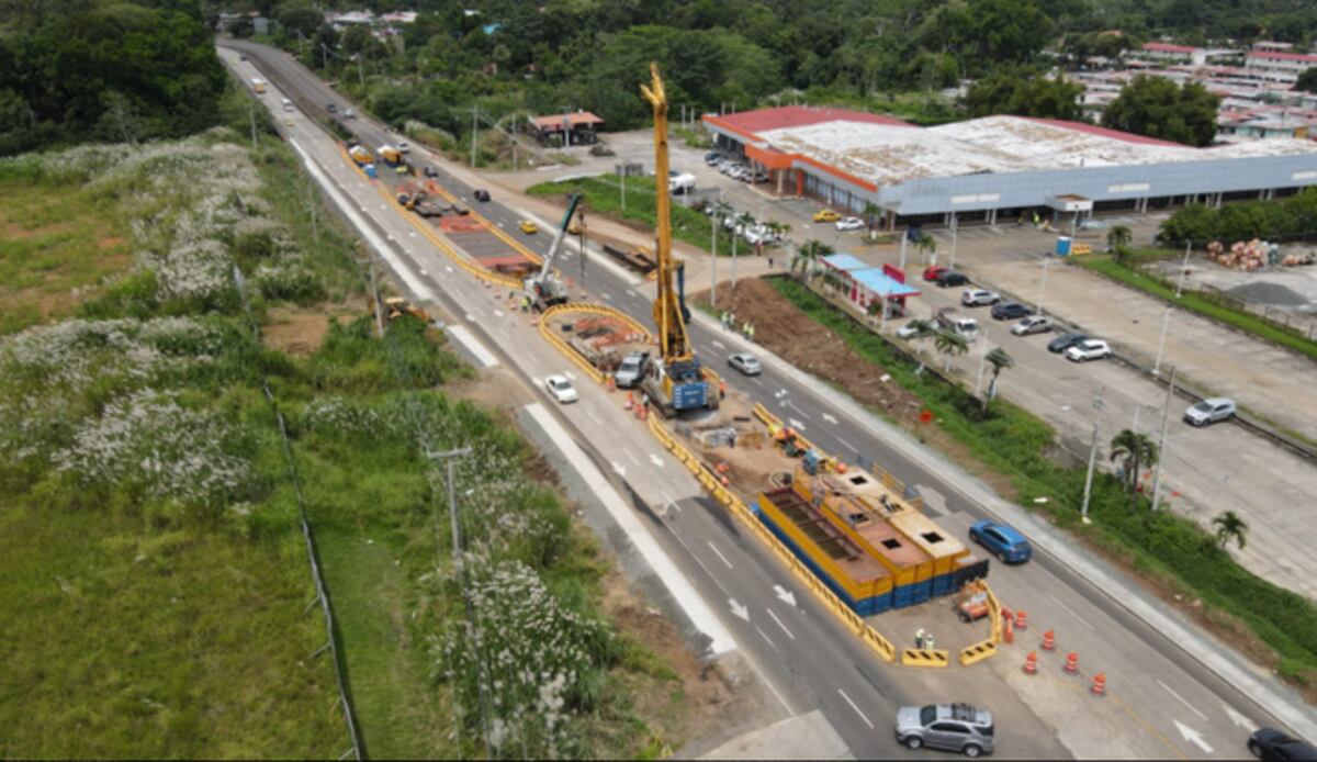 Panamá Oeste. Comienza la construcción de los pilotes de la Línea 3