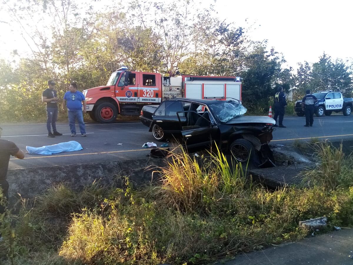 Tragedia. Dos muertos y siete heridos en accidente en Coclé