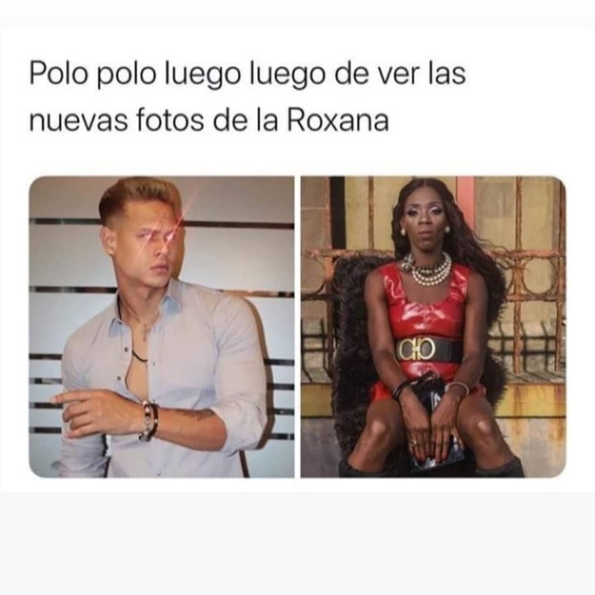 Agárrate: la increíble transformación de ‘Roxy Star’ +meme de Polo Polo