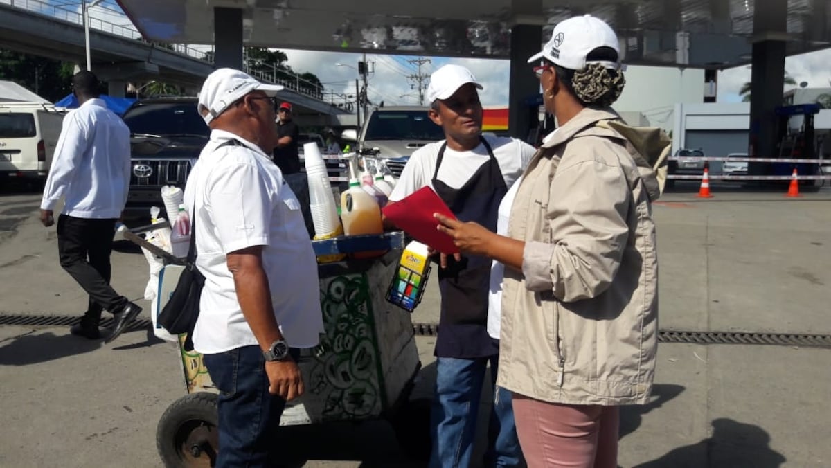 Vendedores sancionados y carné falsos durante operativo de salud en San Miguelito