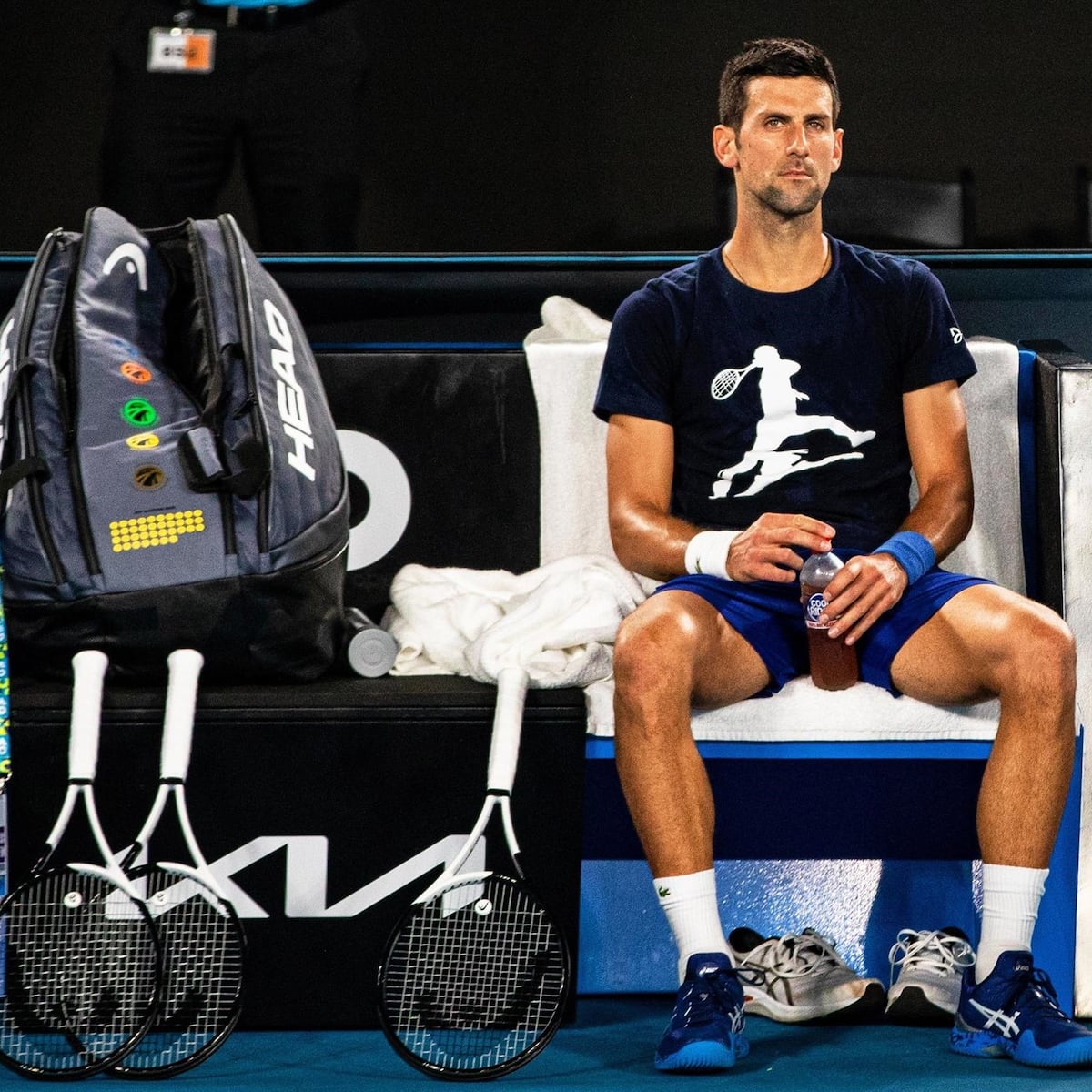 Djokovic está dispuesto a pagar el precio que sea por seguir firme en su decisión 