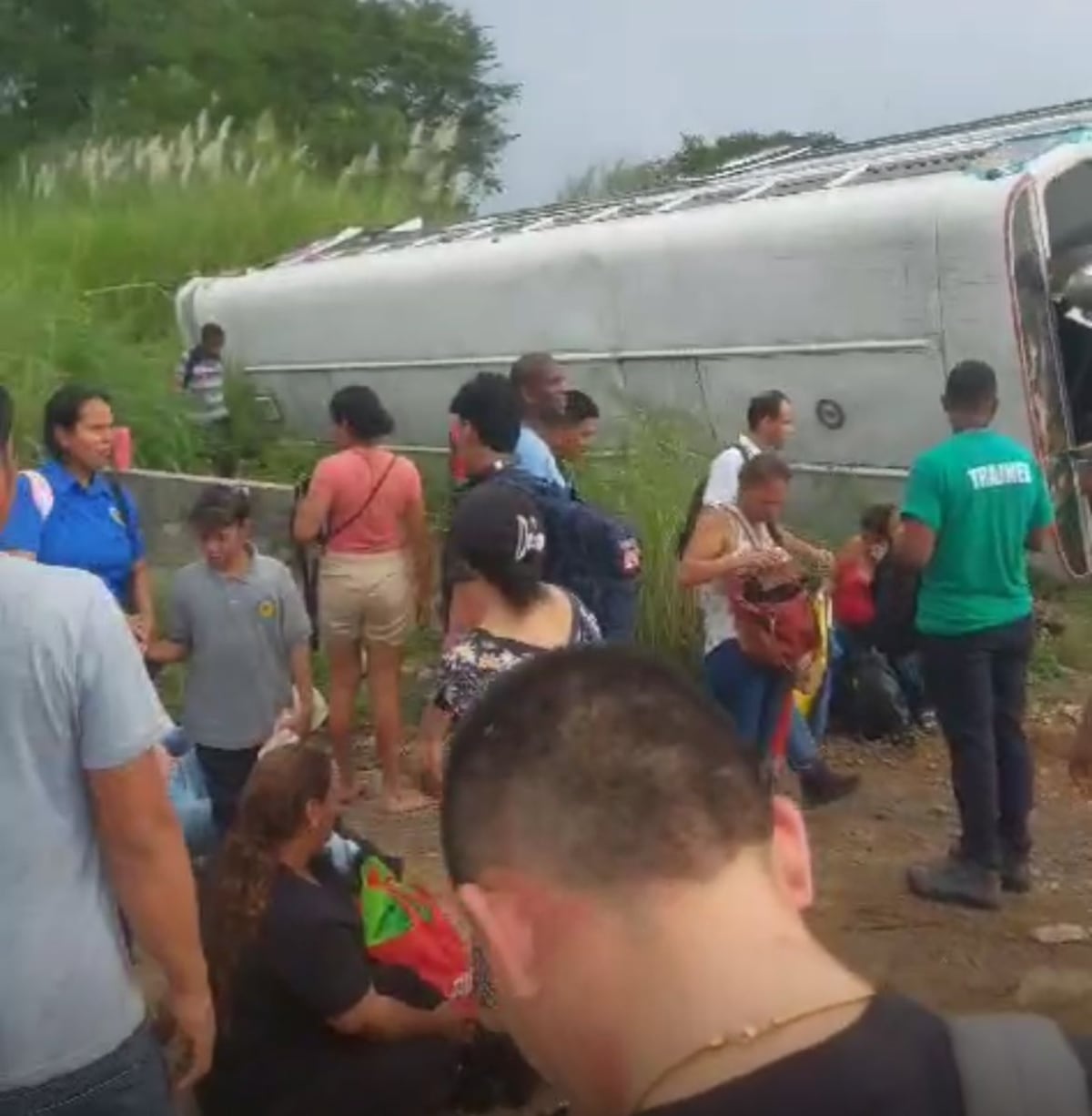 Aparatoso accidente de tránsito en la Vía Panamericana en Pacora