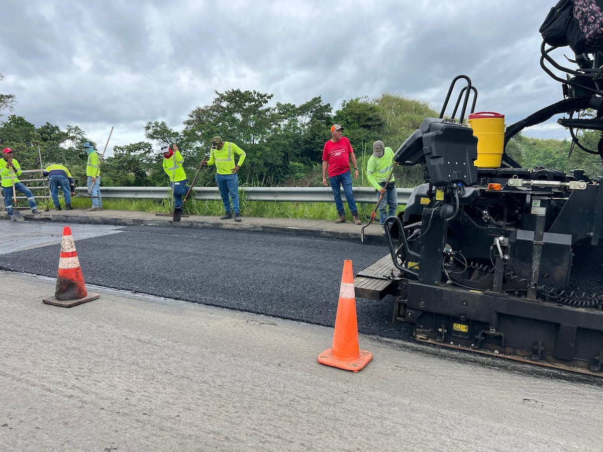 MOP inicia rehabilitación de la vía Irving Saladino en Colón