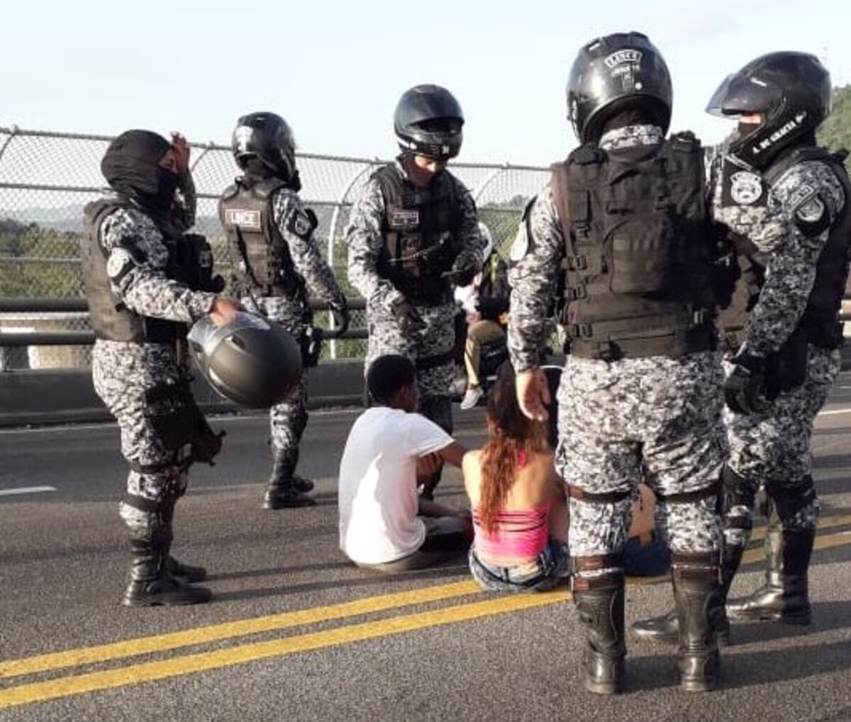 Recuperan arma que mujer lanzó desde el puente de Las Américas tras operativo