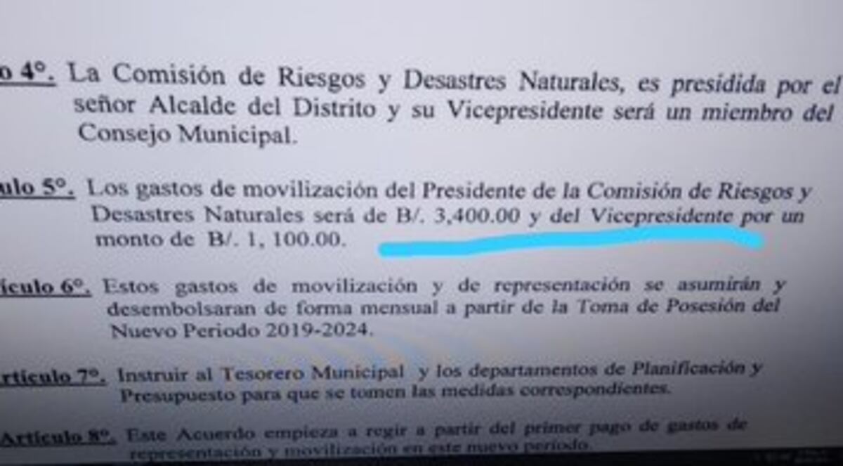 Buay. Alcalde de Colón se sube el salario a $14 mil mensuales, circula en redes. Sería el funcionario mejor pagado del país 