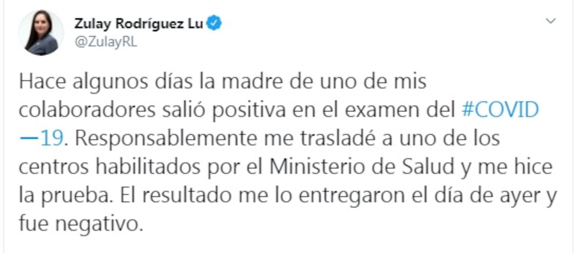 Coronavirus. Ministra de Salud le llama la atención a la diputada Zulay Rodríguez. Ella responde. Video