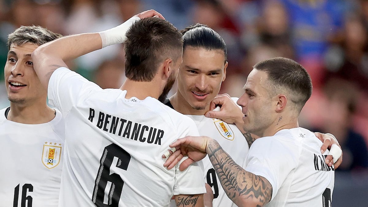 ¡Uruguay golea a México! Hat-Trick de Darwin Núñez en partido amistoso 