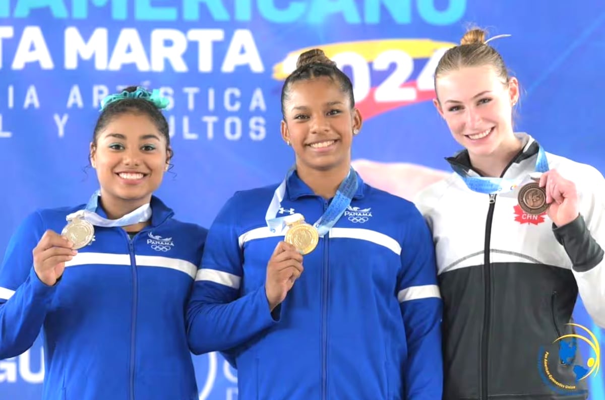 Doble orgullo panameño. Hillary Heron y Karla Navas, oro y plata de salto en el Panamericano de Gimnasia 2024 