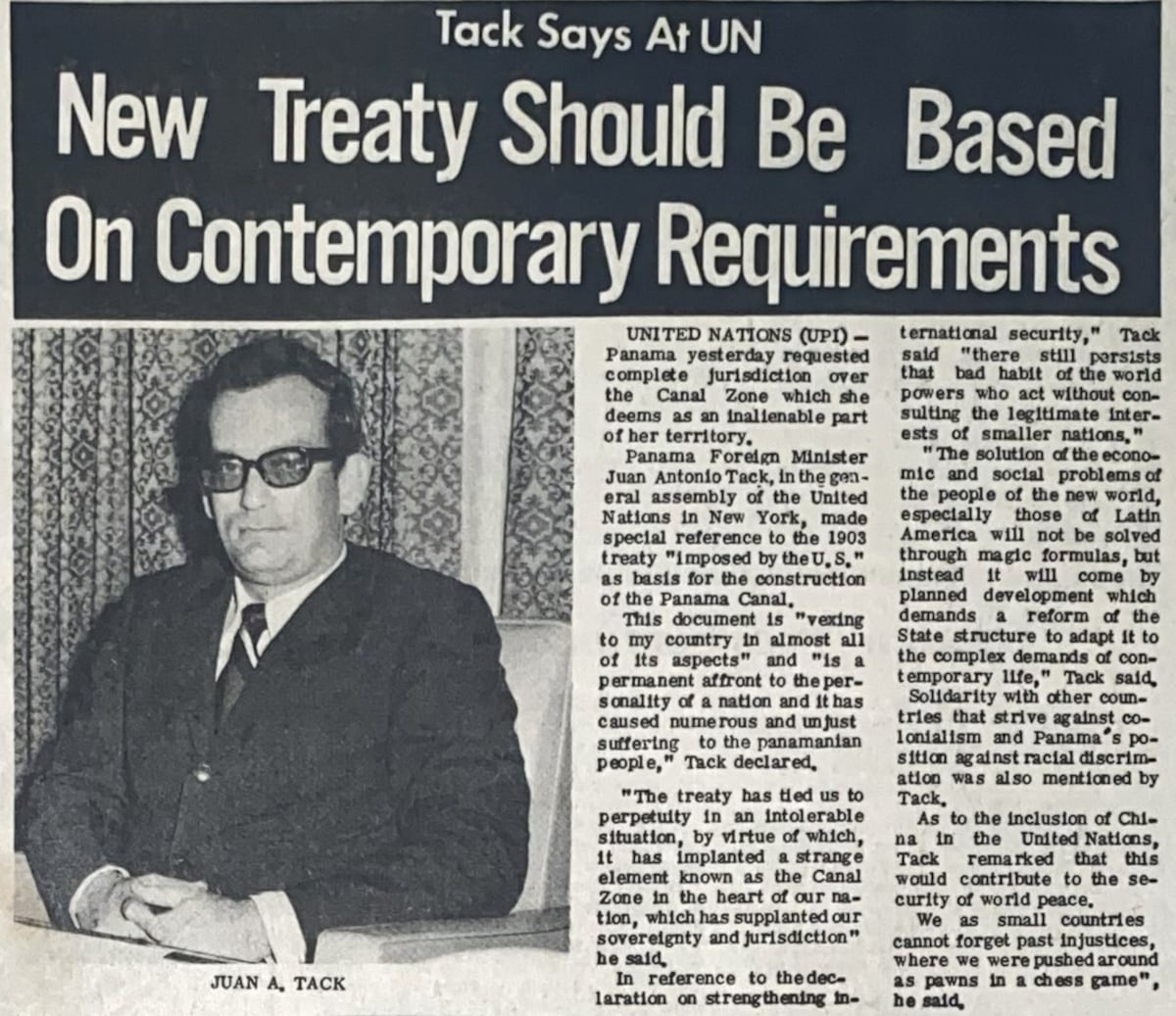 El aguilucho de Santa Ana que convenció al mundo: acuerdo Tack-Kissinger