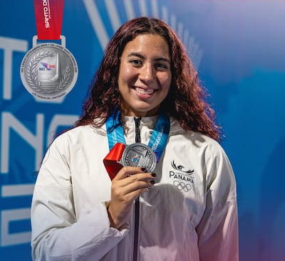 Emily Santos logra su segunda plata en Santo Domingo