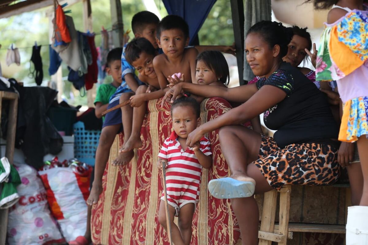 Auxilio. El sector La Victoria en Veracruz pide a gritos ayuda para las familias. Hay muchos niños en el sitio