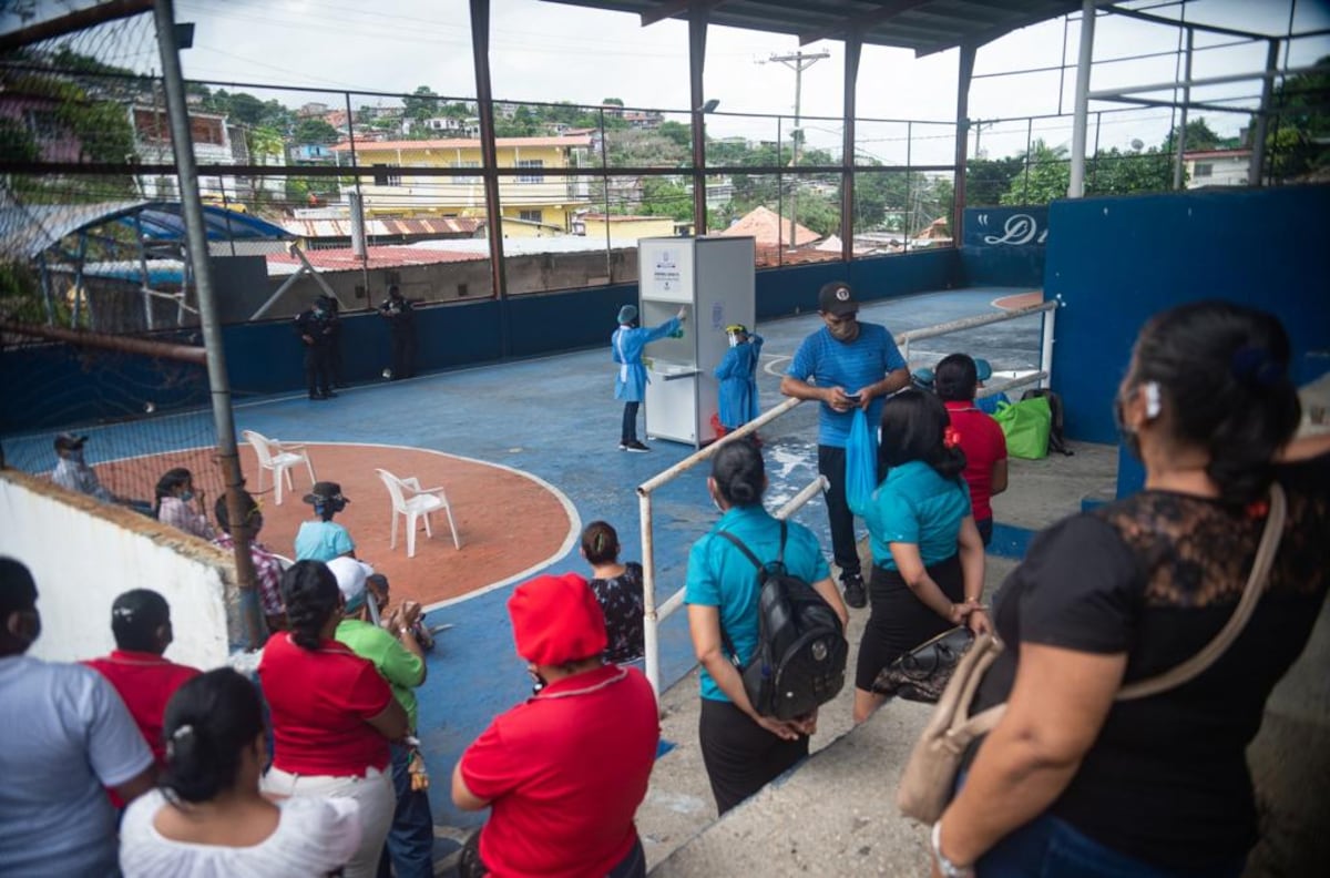 Siguen la aplicación de pruebas  rápidas de covid-19  en San Miguelito