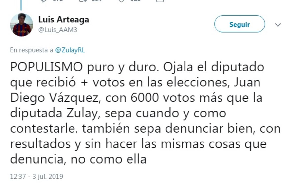 Se formó. Disputa entre diputados Zulay Rodríguez y Juan Diego Vásquez. Se enfrentan