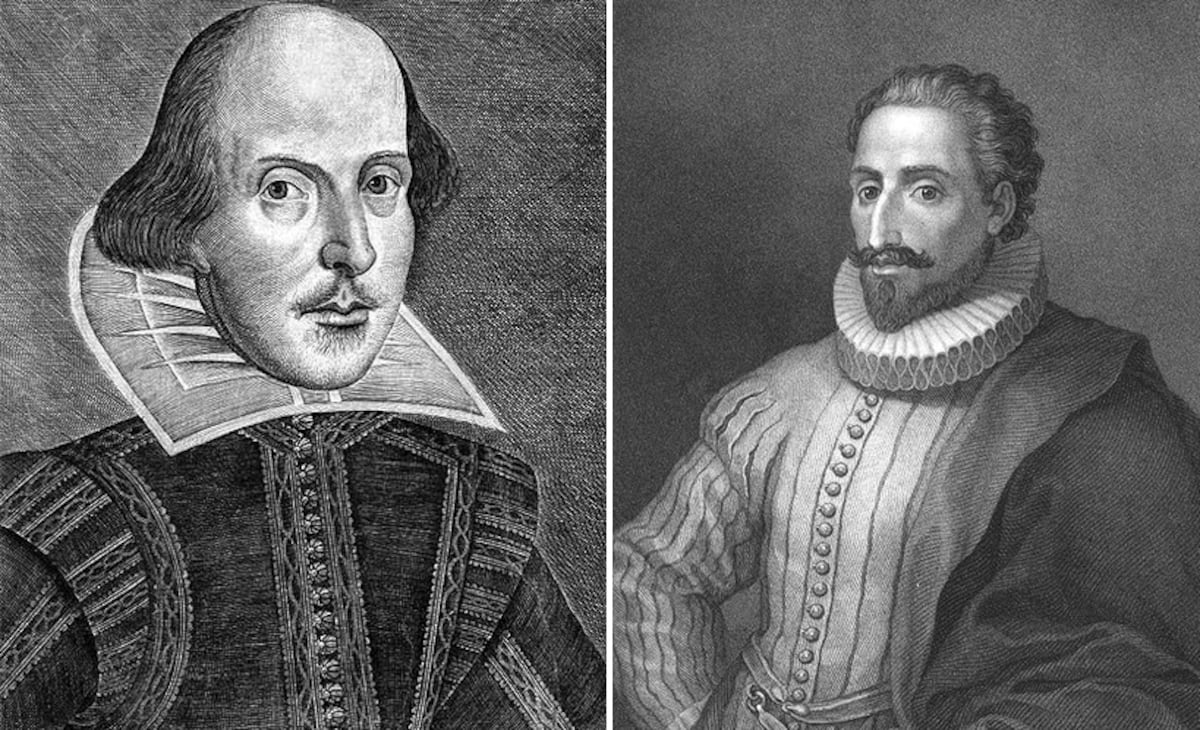 ¿Miguel de Cervantes y William Shakespeare murieron el mismo día?