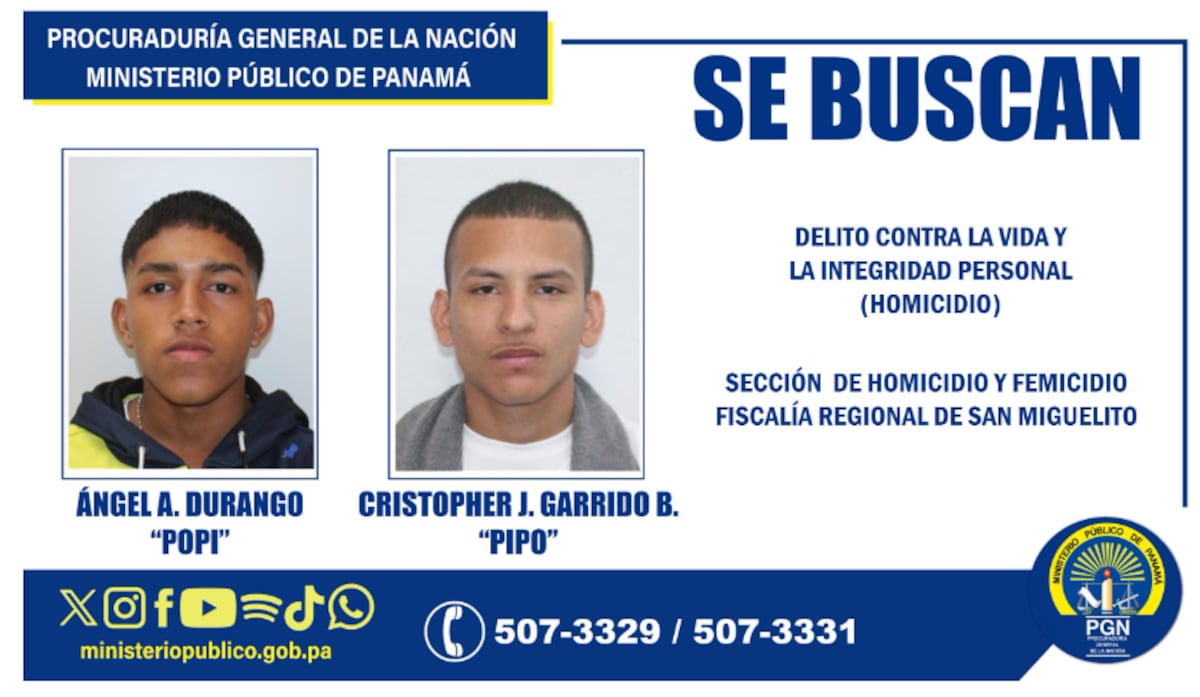 ¡Cayó ‘Pipo’! Cristopher Garrido, uno de los más buscados en San Miguelito por el homicidio en El Apache