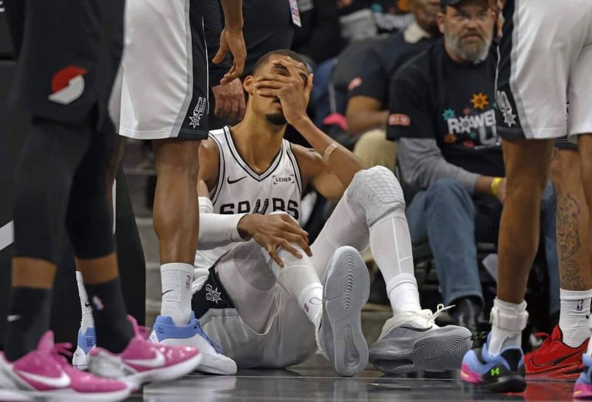 Golpe brutal a Wembanyama cambia rumbo de la serie