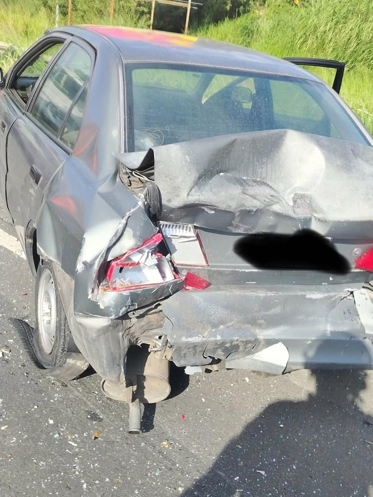 Caos en la autopista Arraiján–La Chorrera: accidente múltiple deja a conductor herido