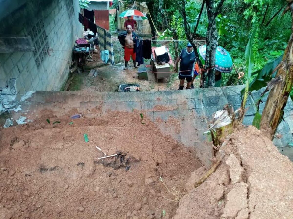 Llega la ayuda para familia afectada por el colapso de un muro en Cerro Silvestre