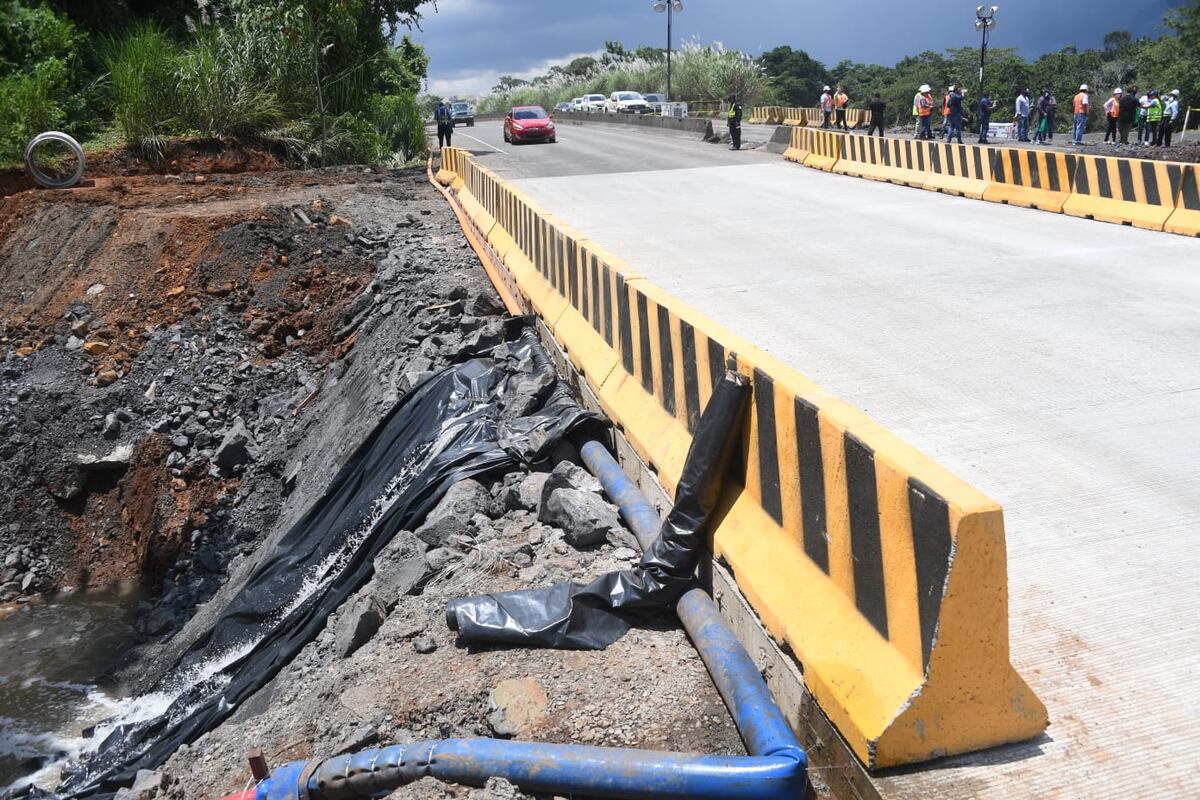 Trabajos de reparación en Loma Cová podrían estar listos para este sábado. Fotos