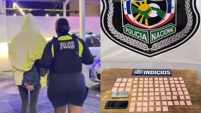 Vía España: Aprehenden a colombiana con 85 sobres de presunta droga sintética.